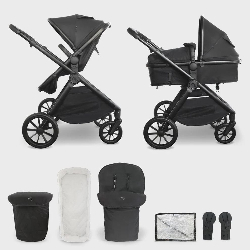 My Babiie MB220 2-in-1 Pramette – Black My Babiie