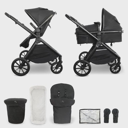 My Babiie MB220 2-in-1 Pramette – Black My Babiie