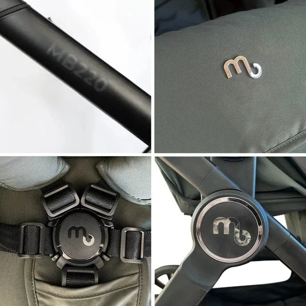 My Babiie MB220 3-in-1 Travel System with Car Seat – Forest Green My Babiie