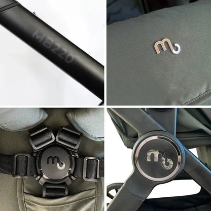 My Babiie MB220 3-in-1 Travel System with Car Seat – Forest Green My Babiie