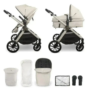 My Babiie MB220 2-in-1 Pramette in Ivory My Babiie