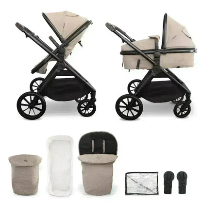 My Babiie My Babiie MB220 2-in-1 Pramette in Mink