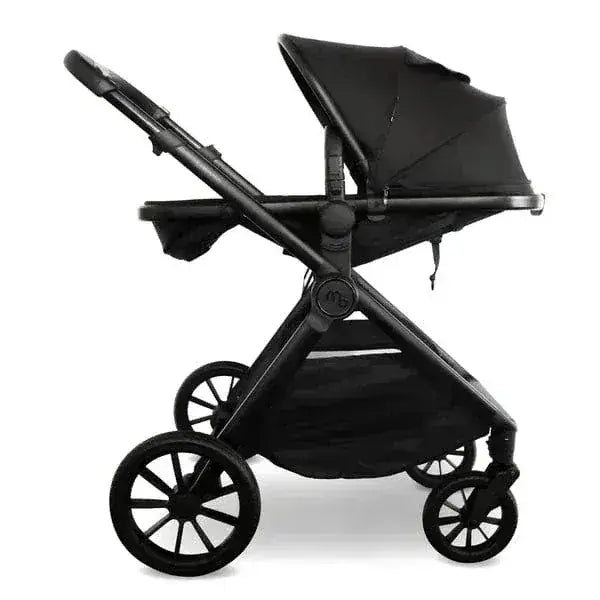 My Babiie MB220 3-in-1 Travel System with Car Seat and Isofix – Black My Babiie