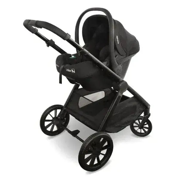 My Babiie MB220 3-in-1 Travel System with Car Seat and Isofix – Black My Babiie