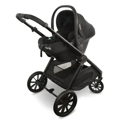 My Babiie MB220 3-in-1 Travel System with Car Seat and Isofix – Black My Babiie