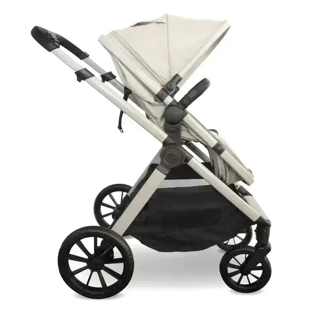 My Babiie MB220 3-in-1 Travel System with Car Seat and Isofix – Ivory My Babiie