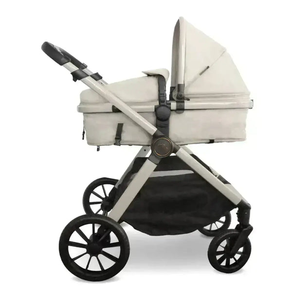 My Babiie MB220 3-in-1 Travel System with Car Seat and Isofix – Ivory My Babiie