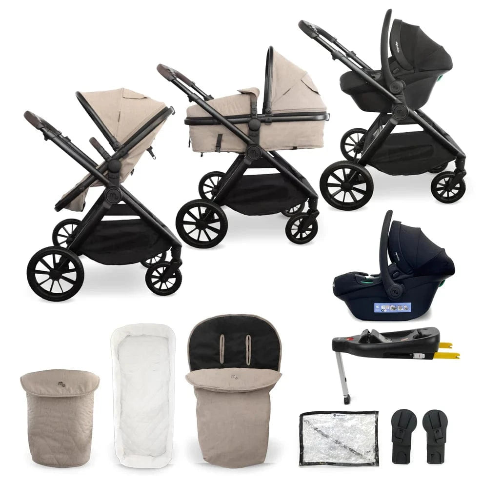 My Babiie MB220 3-in-1 Travel System with Car Seat and Isofix – Mink My Babiie