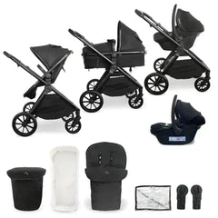 My Babiie MB220 3-in-1 Travel System with Car Seat – Black