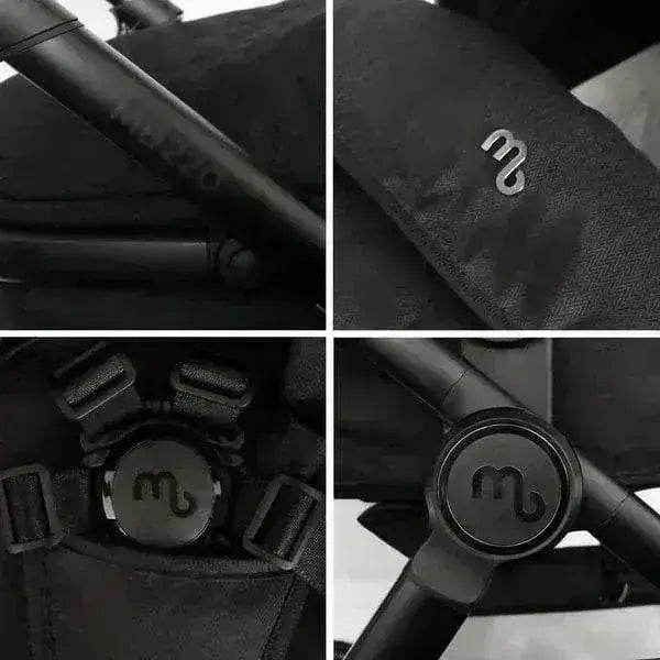 My Babiie My Babiie MB220 3-in-1 Travel System with Car Seat – Black