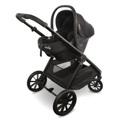 My Babiie MB220 3-in-1 Travel System with Car Seat and Isofix – Black My Babiie
