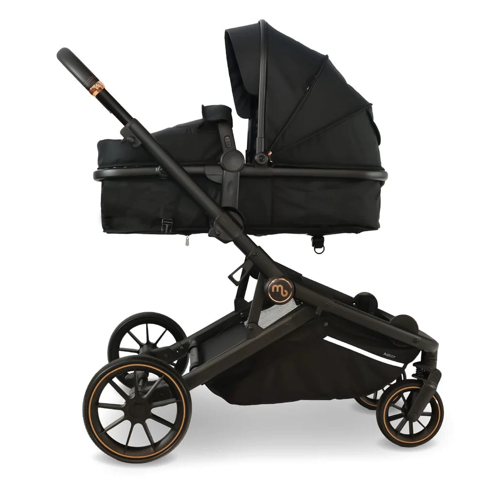 My Babiie MB33 Tandem Single to Double Pram -  Black  My Babiie   