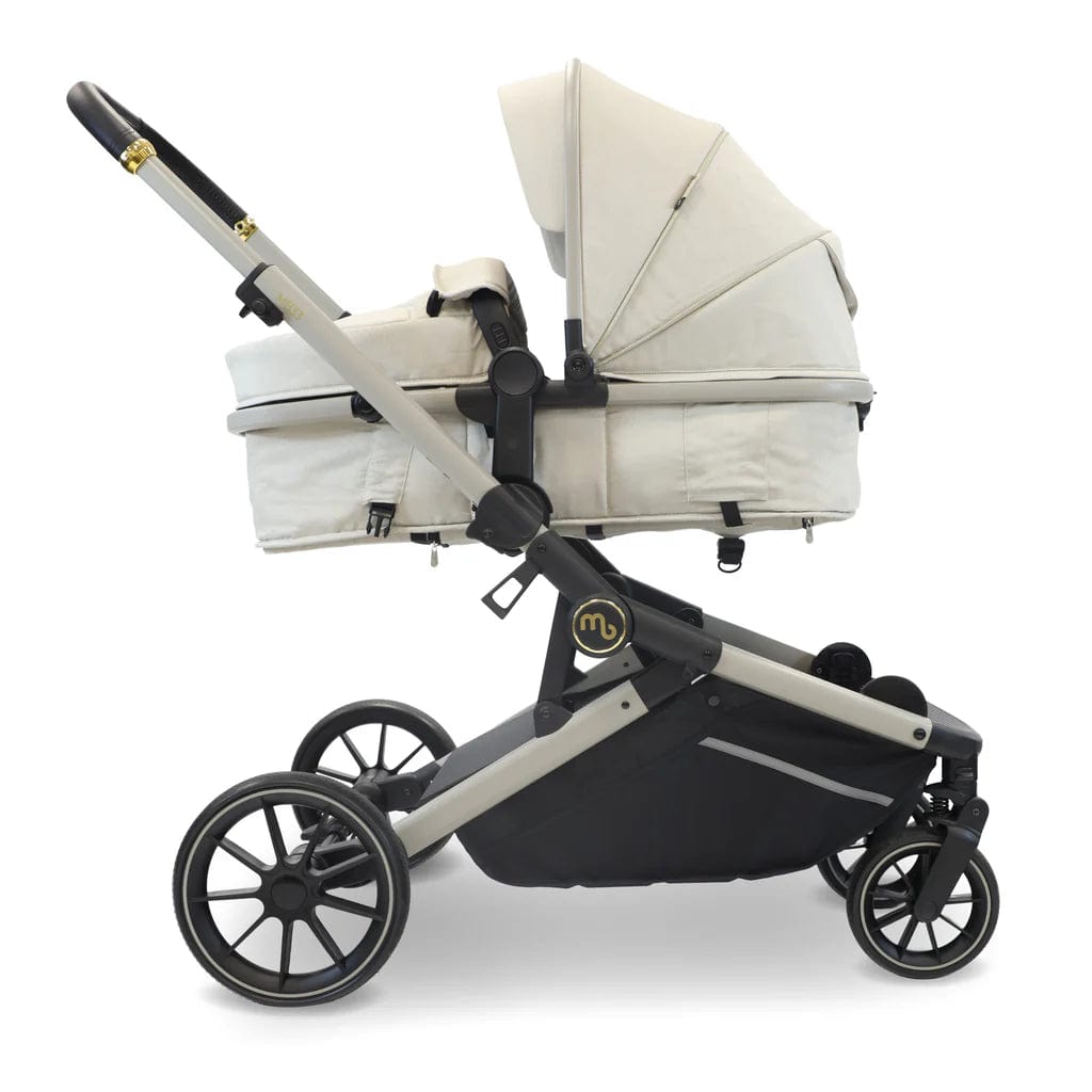 My Babiie MB33 Tandem Single to Double Pram - Ivory  My Babiie   