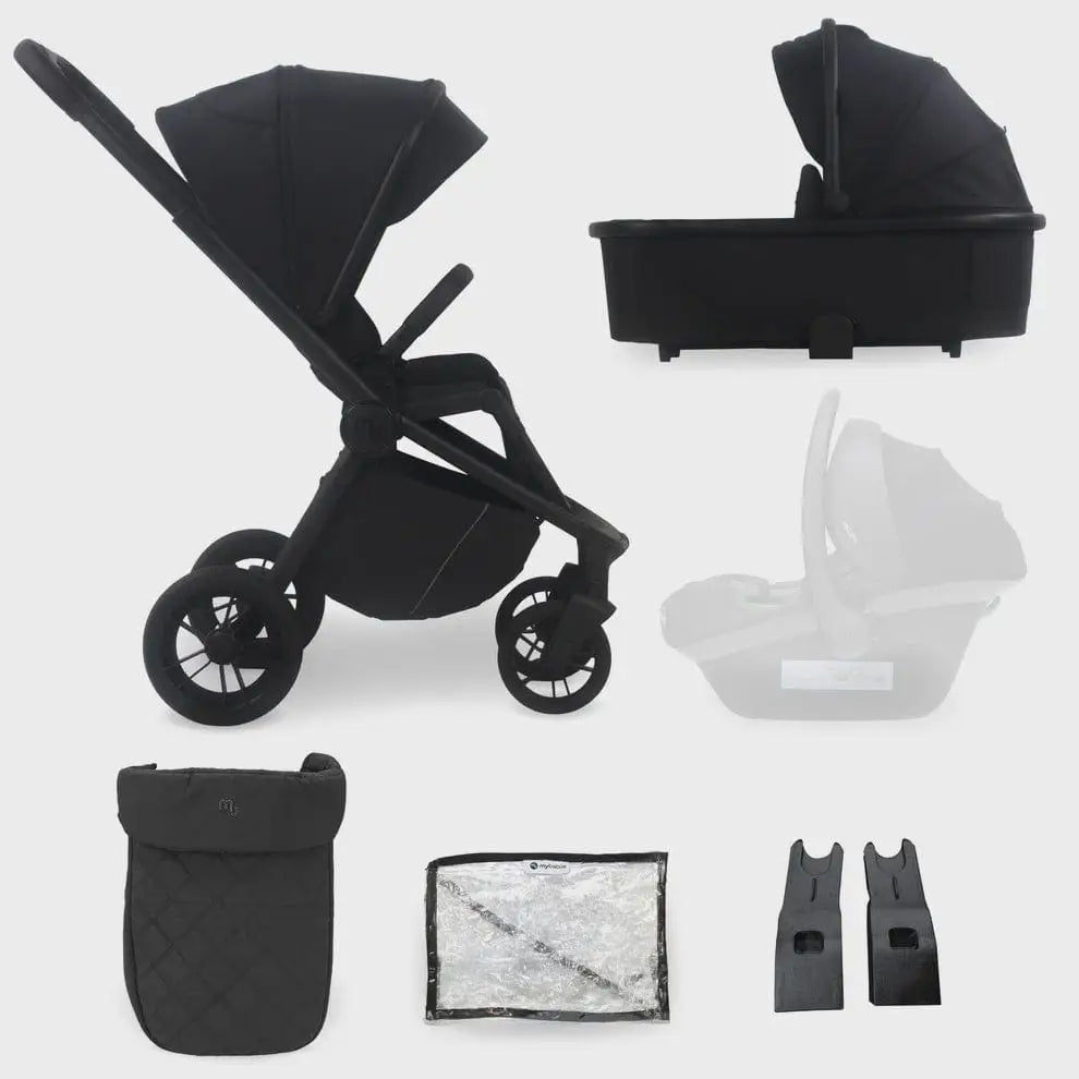 My Babiie MB450 2 in 1 Travel System - Black General My Babiie
