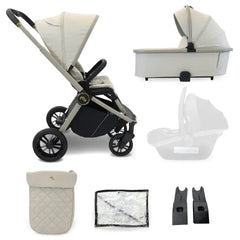 My Babiie MB450 2 in 1 Travel System - Ivory