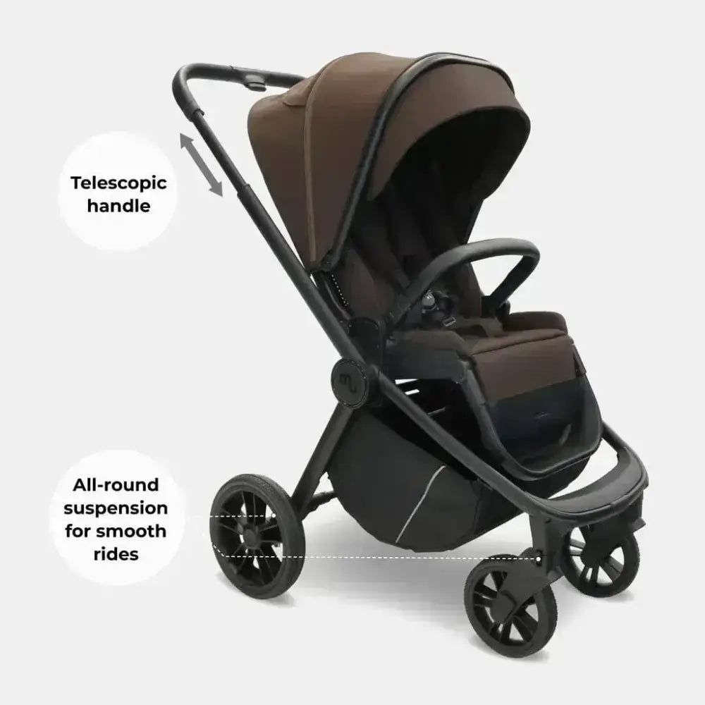 My Babiie MB450 forward and rear facing Pushchair - Chocolate My Babiie