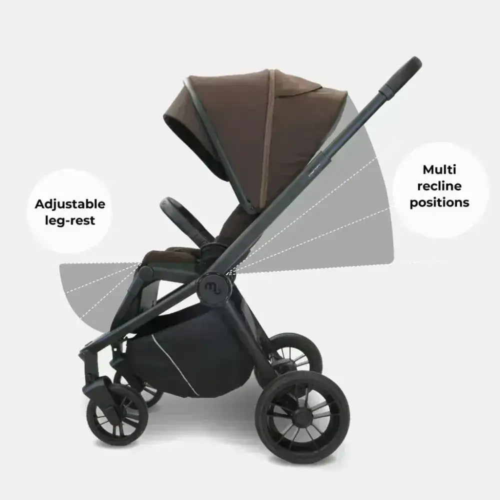 My Babiie MB450 forward and rear facing Pushchair - Chocolate My Babiie