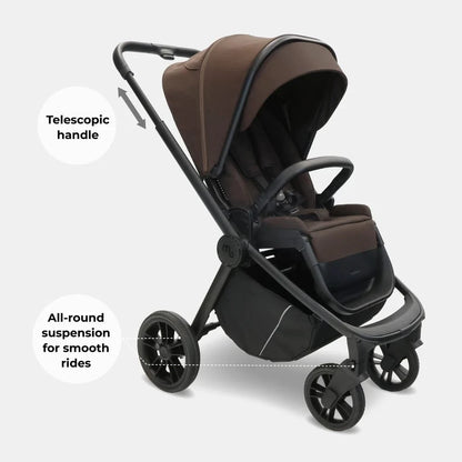 My Babiie MB450 forward and rear facing Pushchair - Chocolate My Babiie