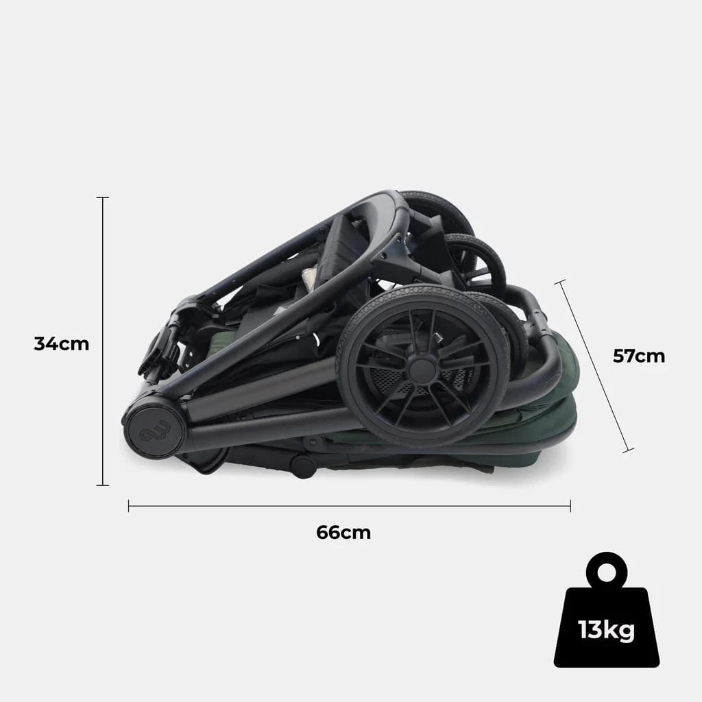 My Babiie MB450 forward and rear facing Pushchair - Chocolate My Babiie