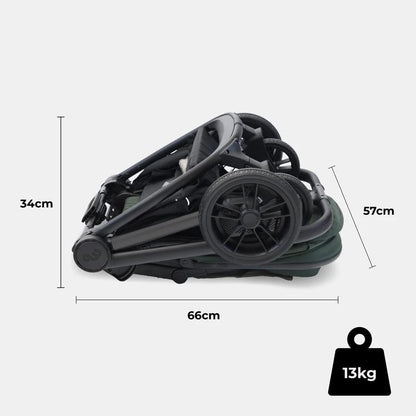 My Babiie MB450 forward and rear facing Pushchair - Chocolate My Babiie