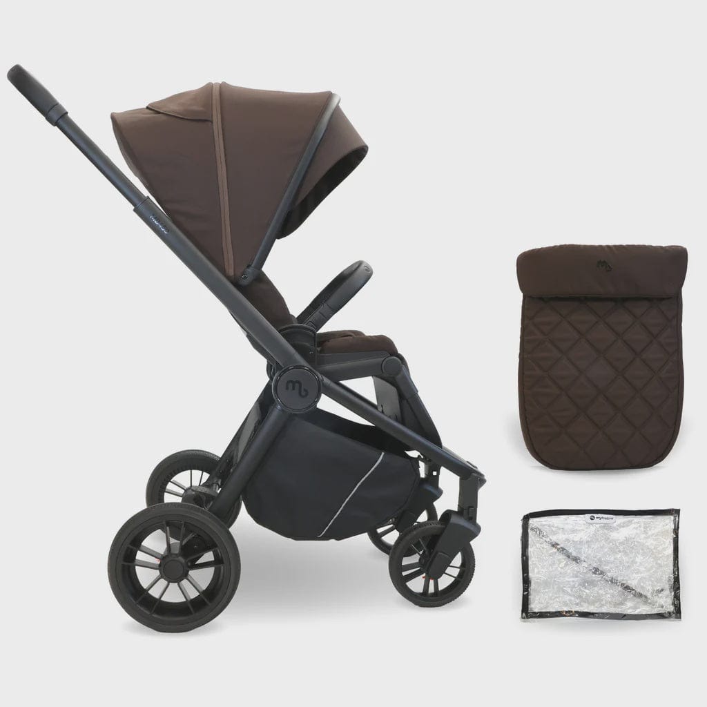 My Babiie MB450 forward and rear facing Pushchair - Chocolate My Babiie