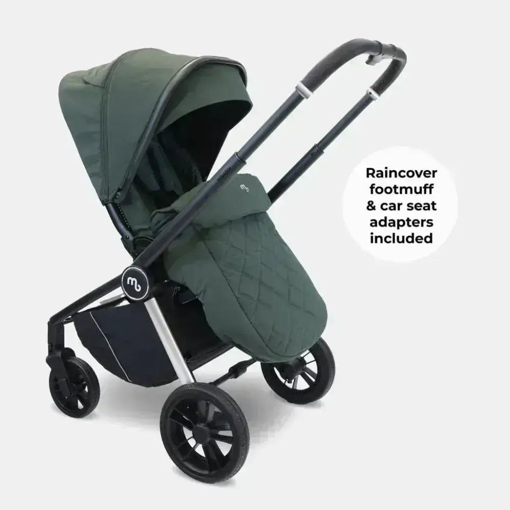 My Babiie MB450 forward and rear facing Pushchair - Forest Green My Babiie