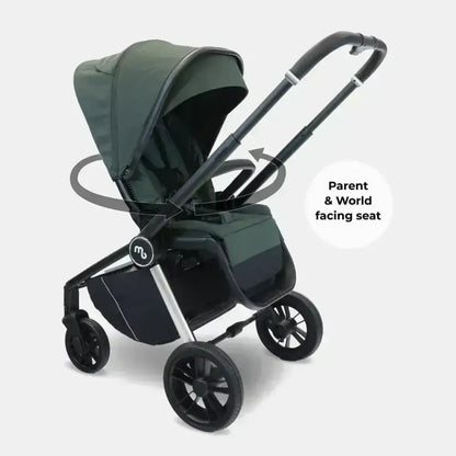 My Babiie MB450 forward and rear facing Pushchair - Forest Green My Babiie