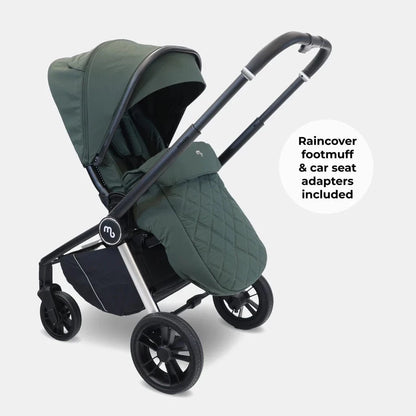 My Babiie MB450 forward and rear facing Pushchair - Forest Green My Babiie