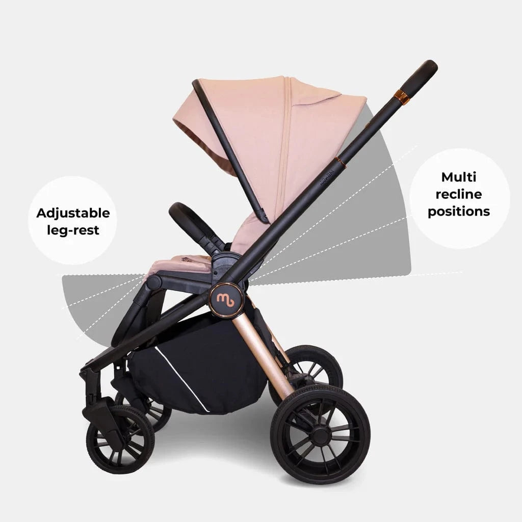 My Babiie MB450 forward and rear facing Pushchair - Pink My Babiie
