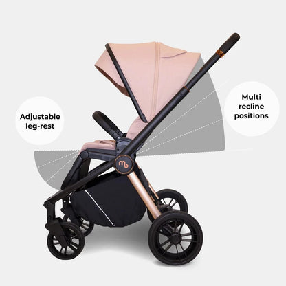 My Babiie MB450 forward and rear facing Pushchair - Pink My Babiie
