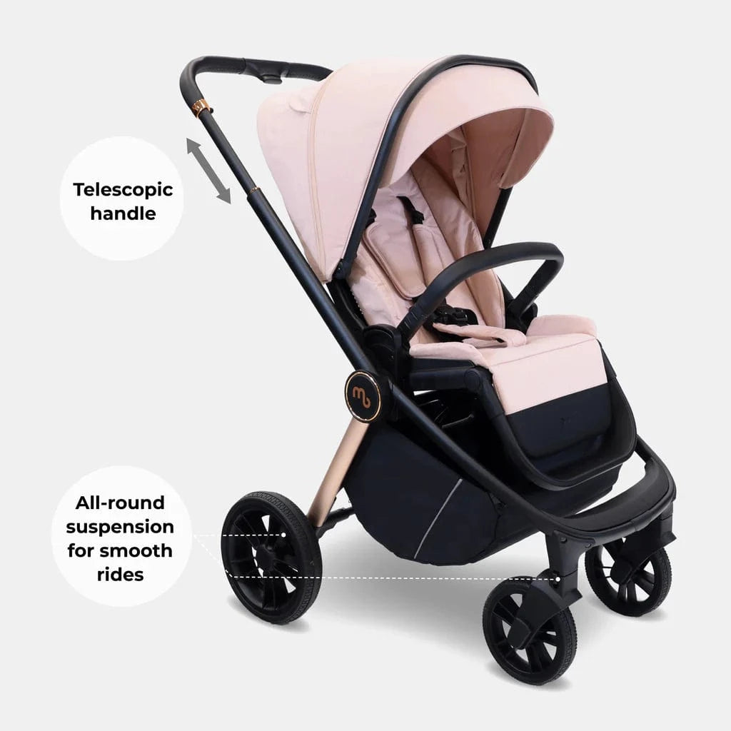 My Babiie MB450 forward and rear facing Pushchair - Pink My Babiie