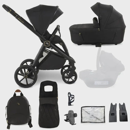 My Babiie MB450 Luxe 2-in-1 Travel System – Black My Babiie