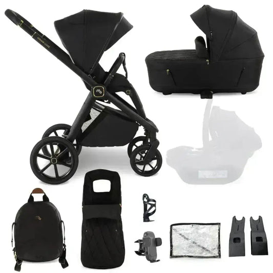 My Babiie MB450 Luxe 2-in-1 Travel System – Black My Babiie