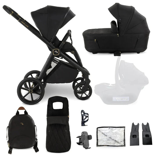 My Babiie MB450 Luxe 2-in-1 Travel System – Black My Babiie