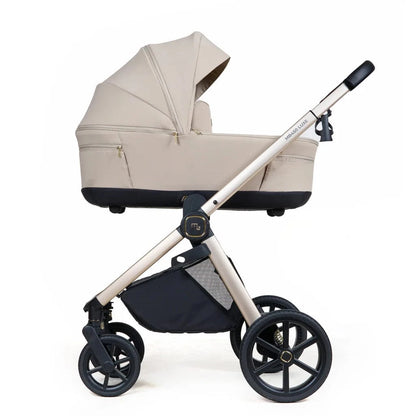 My Babiie MB450 Luxe 3-in-1 Travel System with Spin and Slide Car Seat and Isofix – Feather My Babiie