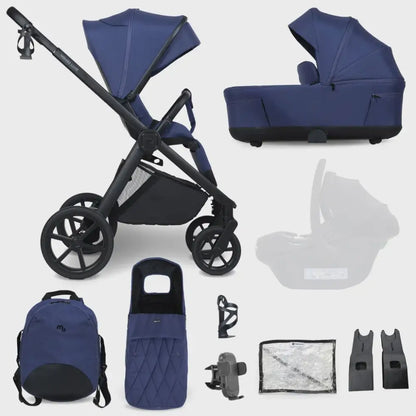 My Babiie MB450 Luxe 2-in-1 Travel System – Indigo My Babiie