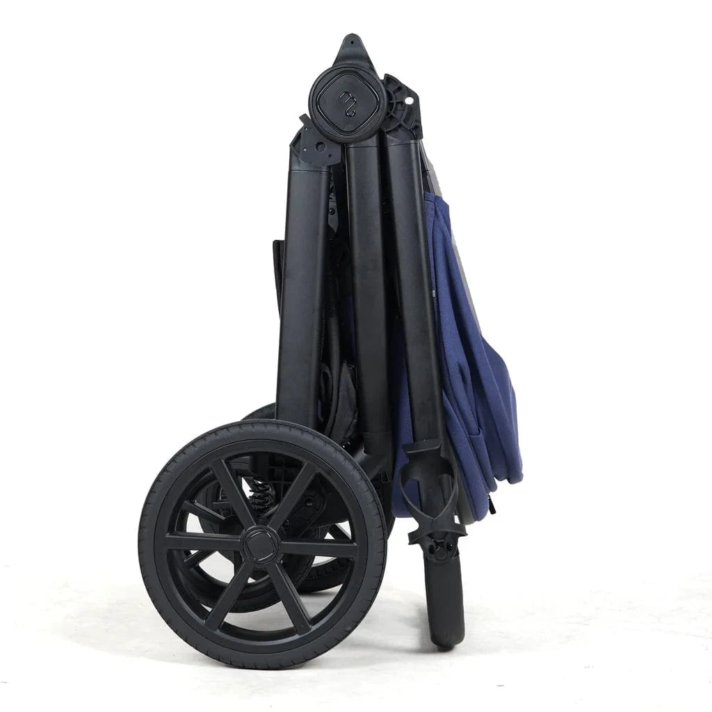 My Babiie MB450 Luxe 3-in-1 Travel System with Spin and Slide All Stages Bundle – Indigo My Babiie