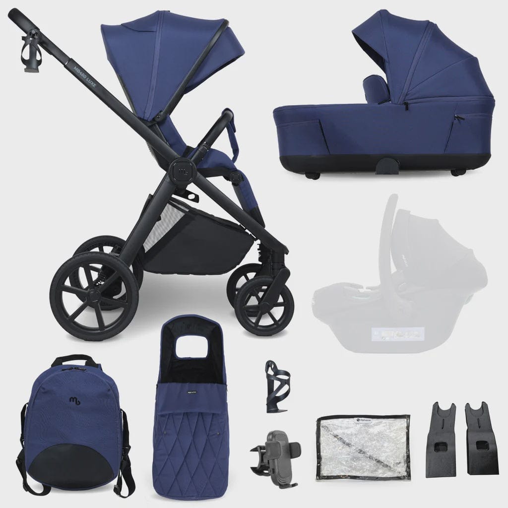 My Babiie MB450 Luxe 2-in-1 Travel System – Indigo My Babiie