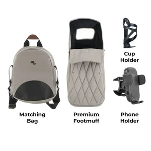 My Babiie MB450 Luxe 2-in-1 Travel System – Mink My Babiie