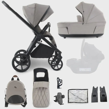 My Babiie MB450 Luxe 2-in-1 Travel System – Mink My Babiie