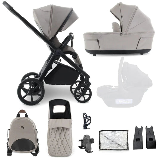 My Babiie MB450 Luxe 2-in-1 Travel System – Mink My Babiie