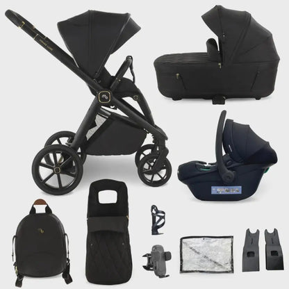 My Babiie MB450 Luxe 3-in-1 Travel System – Black My Babiie