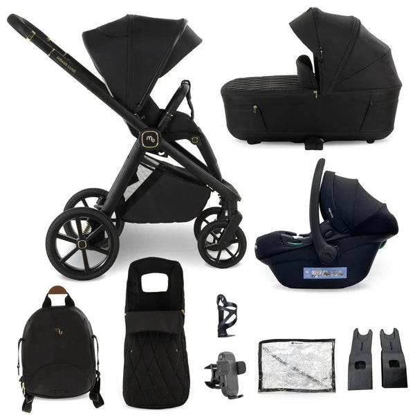 My Babiie MB450 Luxe 3-in-1 Travel System – Black My Babiie