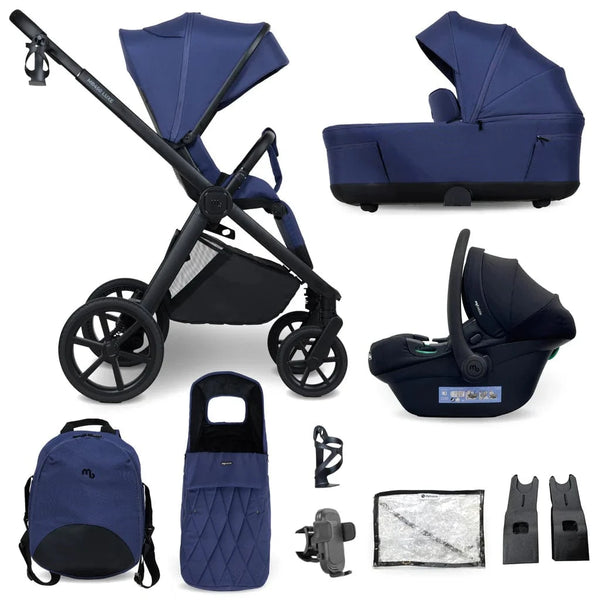 My Babiie MB450 Luxe 3-in-1 Travel System – Indigo My Babiie