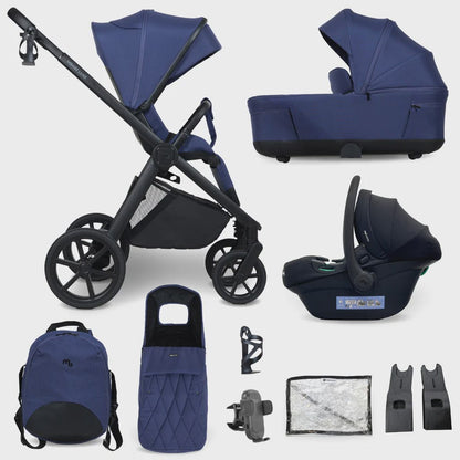 My Babiie MB450 Luxe 3-in-1 Travel System – Indigo My Babiie