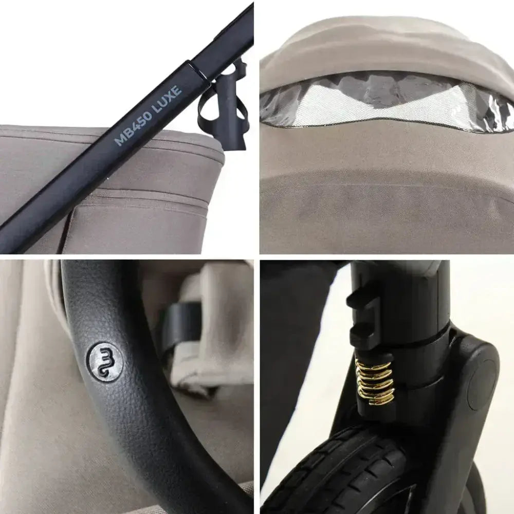 My Babiie MB450 Luxe 3-in-1 Travel System – Mink My Babiie