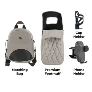 My Babiie MB450 Luxe 3-in-1 Travel System – Mink My Babiie