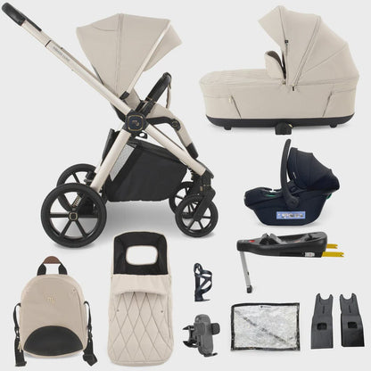 My Babiie MB450 Luxe 3-in-1 Travel System with Isofix– Feather My Babiie
