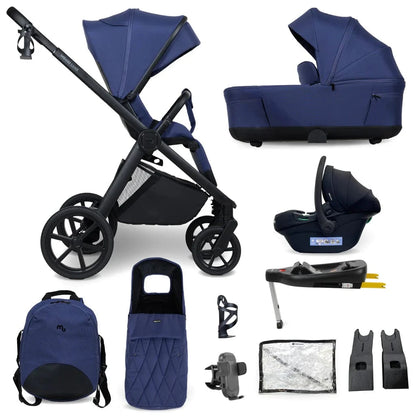 My Babiie MB450 Luxe 3-in-1 Travel System with Isofix – Indigo My Babiie