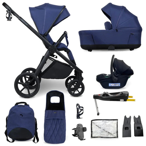 My Babiie MB450 Luxe 3-in-1 Travel System with Isofix – Indigo